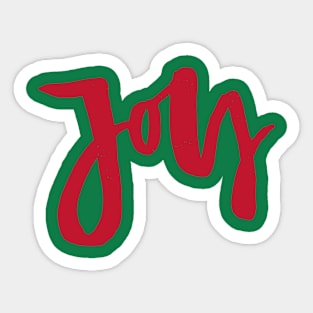 Joy - Christmas Gift - Christmas Tshirt Sticker